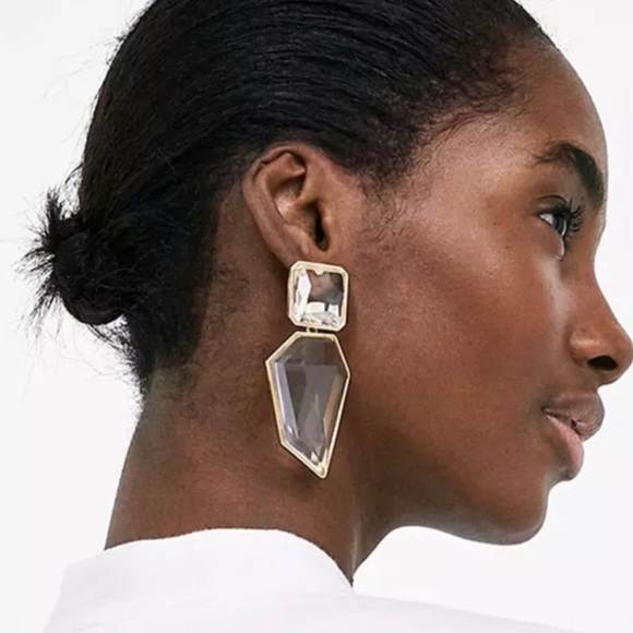 Zara Jewelry - Crystal drop earrings
